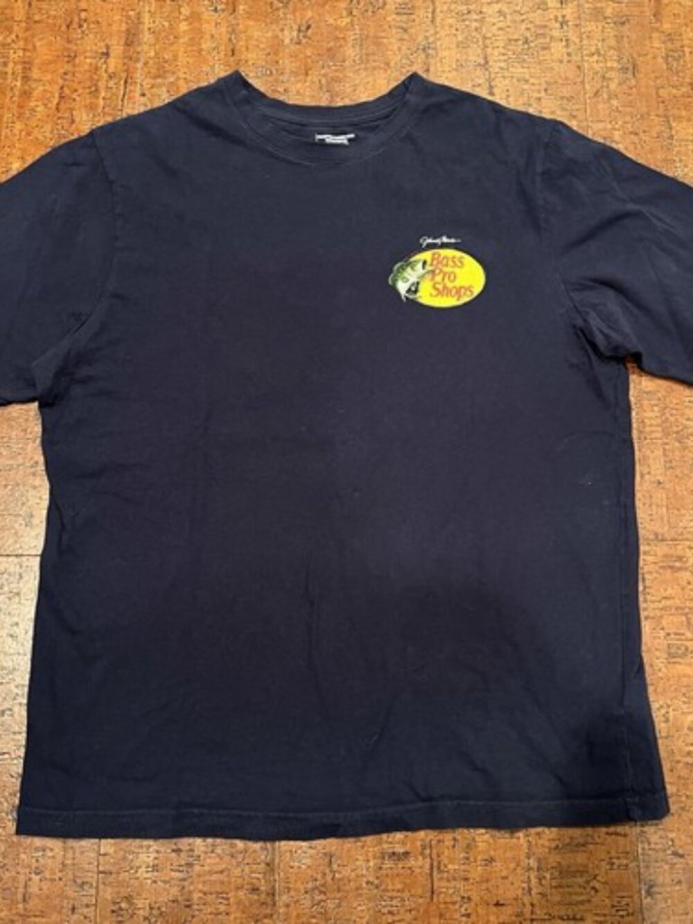 Bass Pro Shops Men’s Medium Navy Blue Short Sleeve T-Shirt